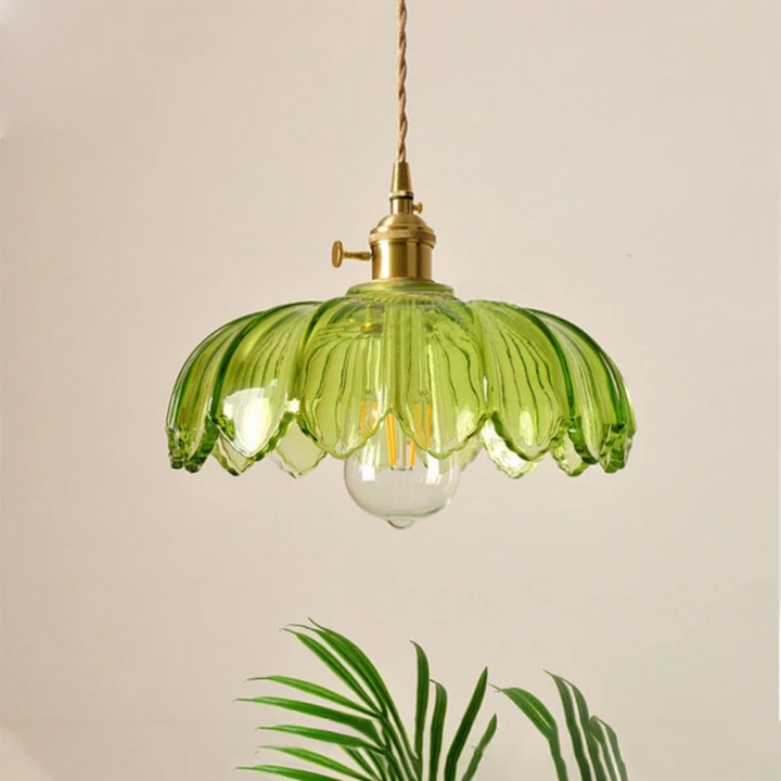 BowLift | Vintage Glass Hanging Lamp