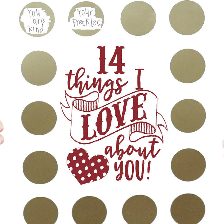 BowLift | Valentine's Scratching Advent "14 Things I Love About You!"
