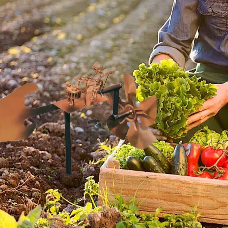 BowLift | Handmade Metal Drummer Windmill