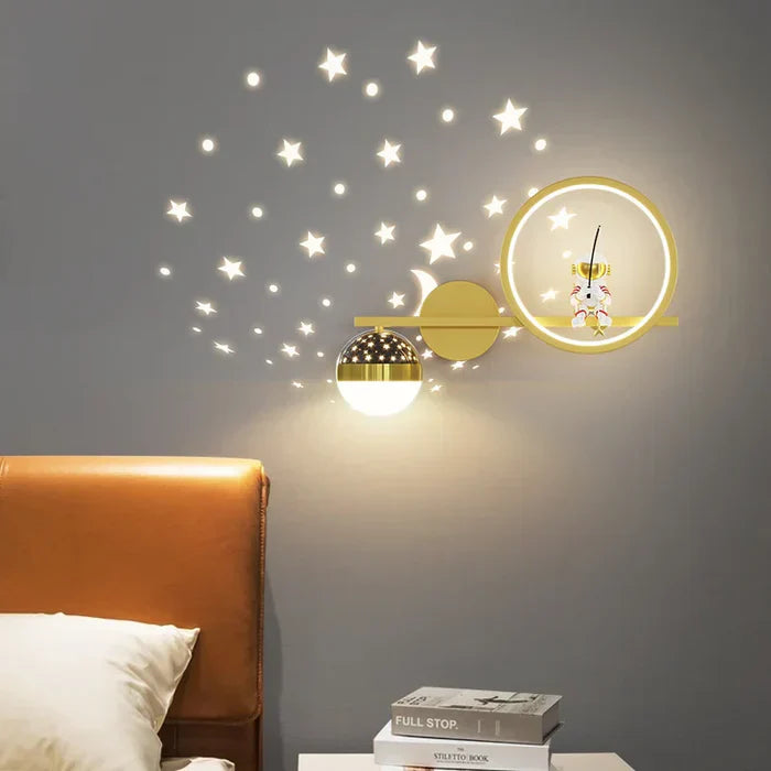GlowNest – Playful Wall Lamp for Children's Room Bowlift