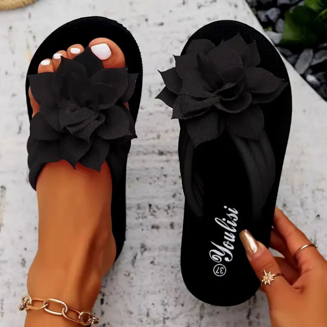 Floriva – Women's Floral Flip-Flops