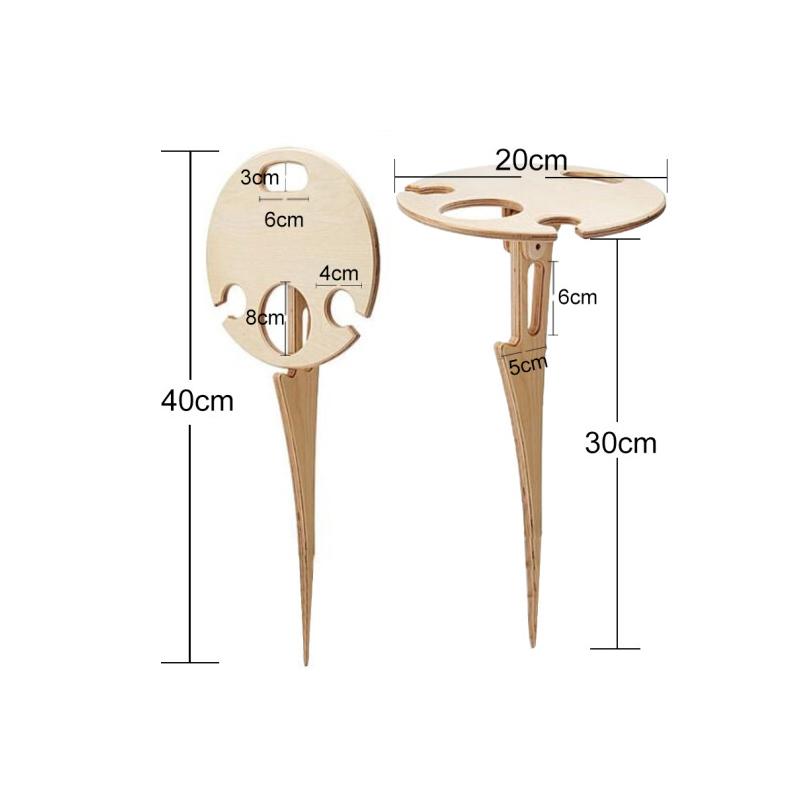 BowLift | Outdoor portable DIY folding table for wine