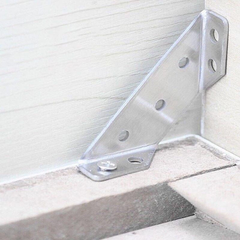 BowLift | Universal Stainless Steel Furniture Corner Connectors (10 pieces)