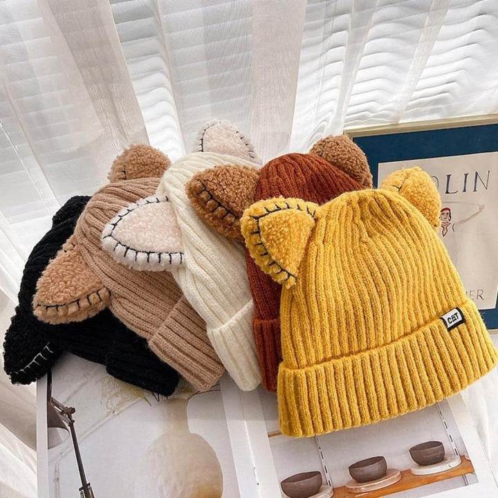 BowLift | Kattenoor Winter Hat CosyCharm – Soft knitted hat for women with playful appearance