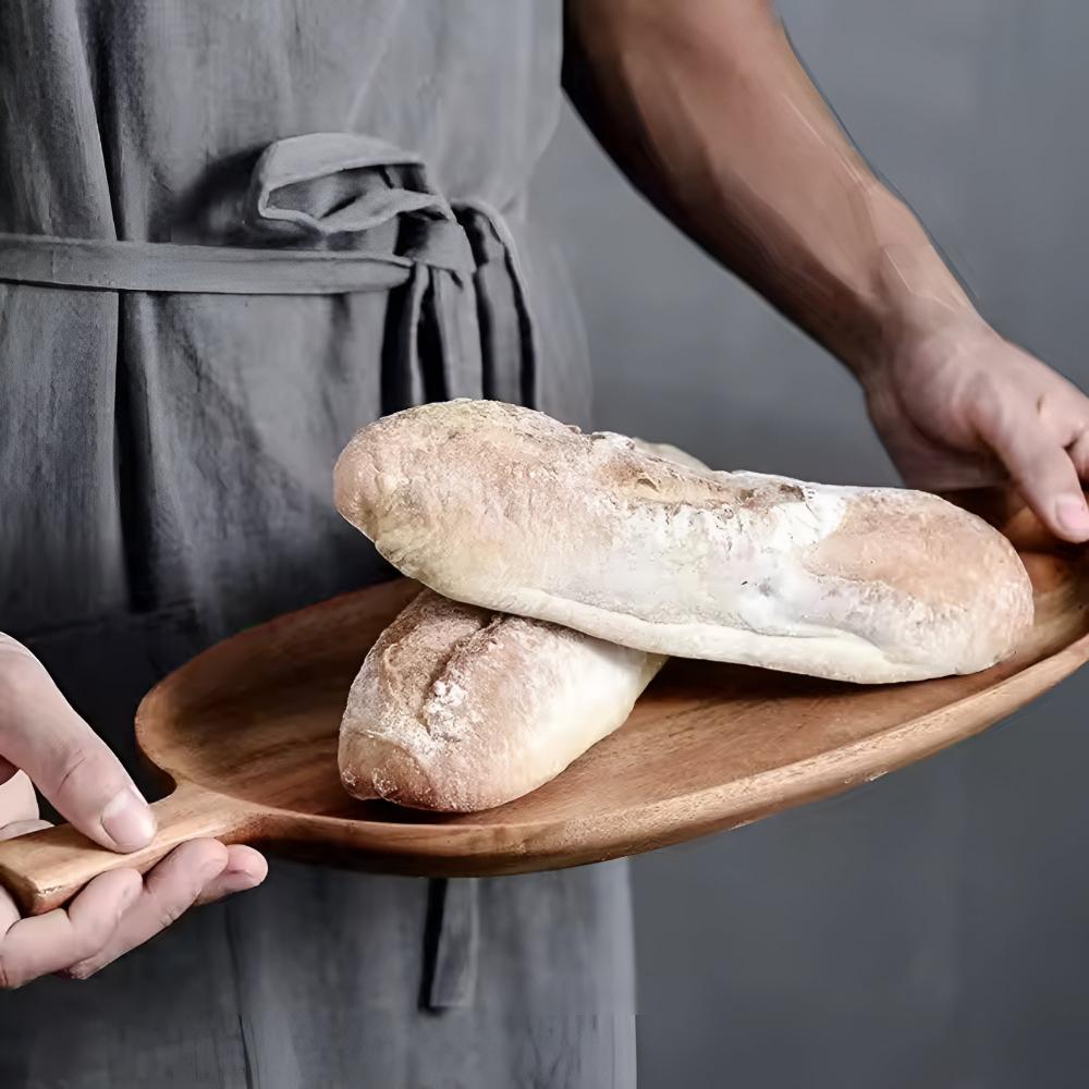 BowLift | Leaf-Shaped Wooden Serving Plate