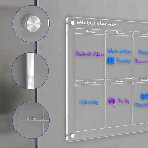 BowLift | Calendly™ - Acrylic Magnetic Calendar Board