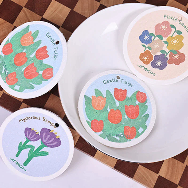 BowLift | Kitchen flower print wood pulp cotton cloth