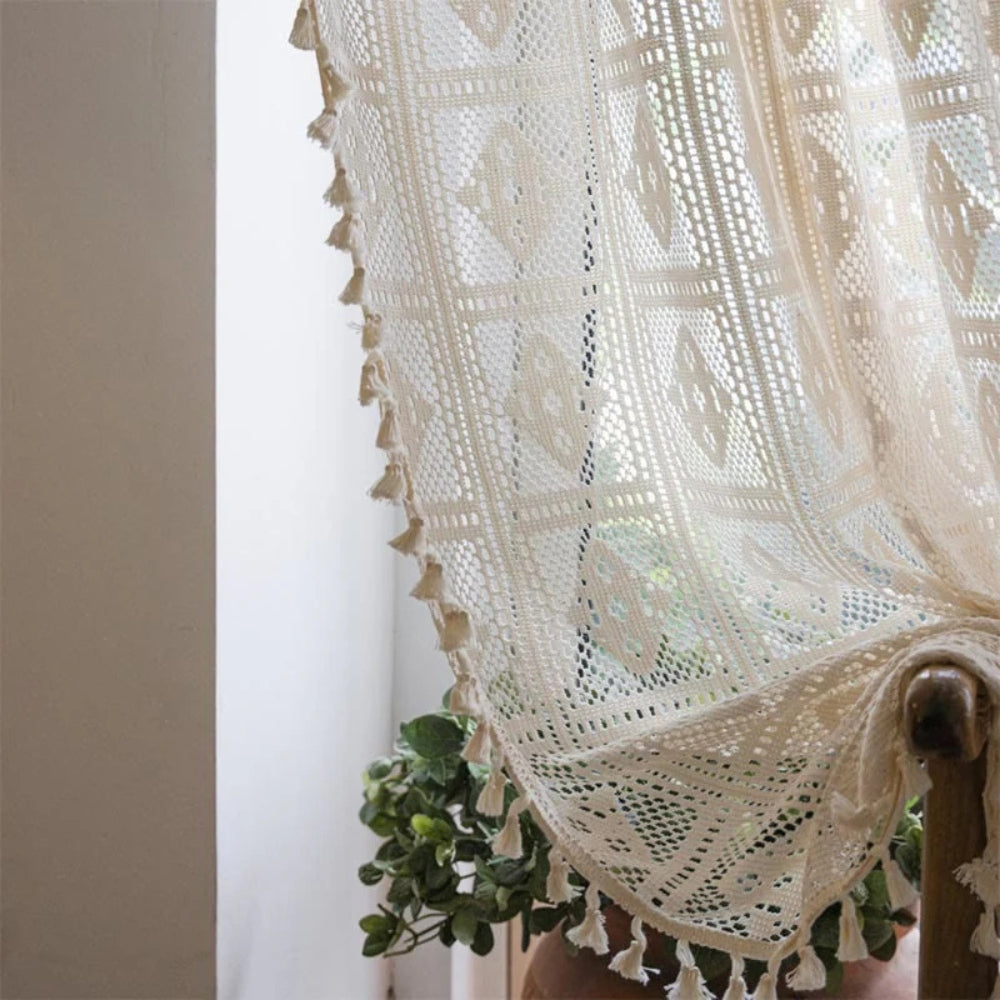 BowLift | Rhombus Plaid Diamond Pattern Curtain