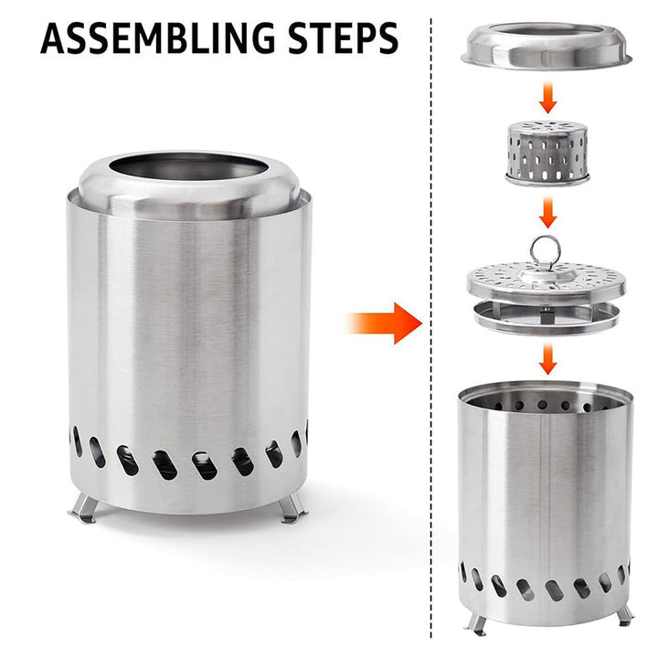 BowLift | Portable Smokeless Tabletop Firepit