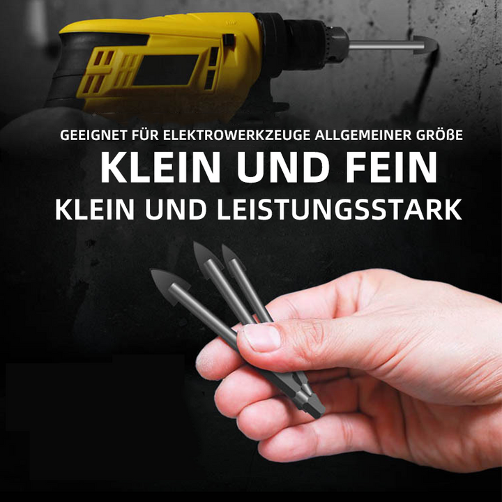 Triangular drill with hexagonal shank made of alloy | Bowlift