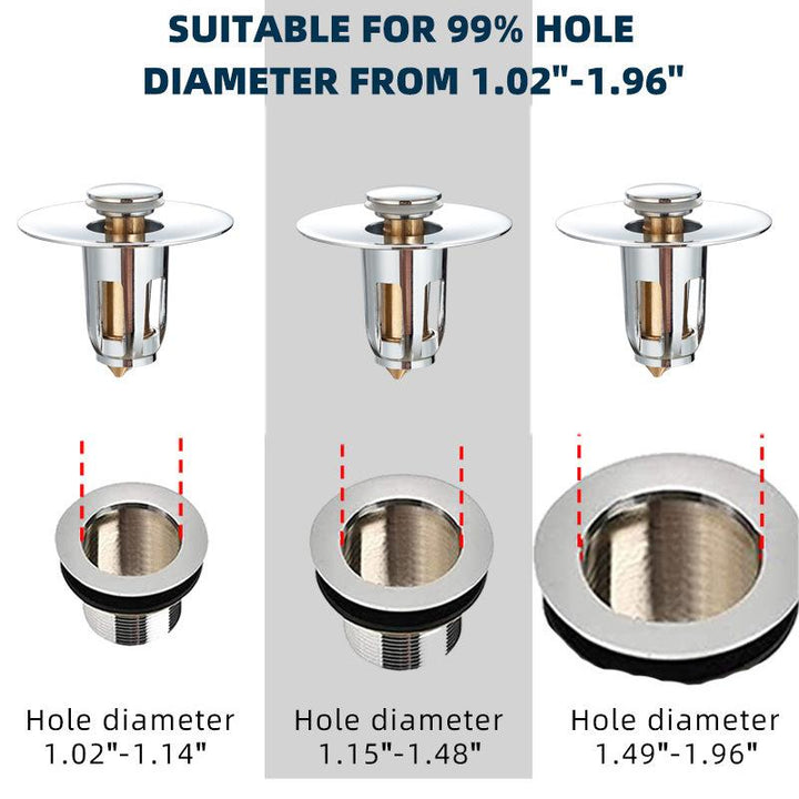 Steel Pop Up Drain Filter | Bowlift