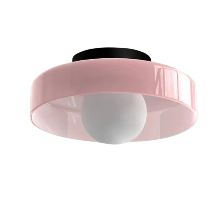 Round Ceiling Lamp with Stylish Functionality - LumiSphere | Bowlift