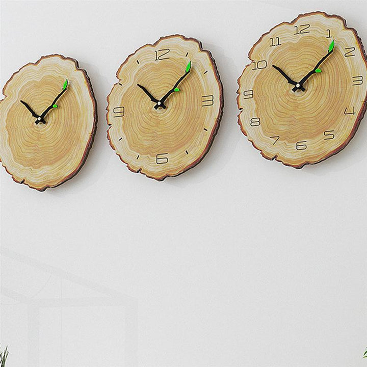 Wooden Annual Rings Wall Clock | Bowlift