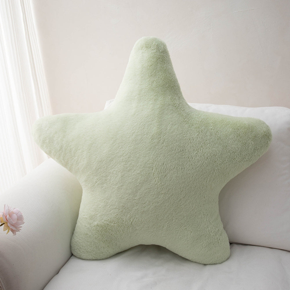 BowLift | Cuddly Pastel Fluffy Star Cushion