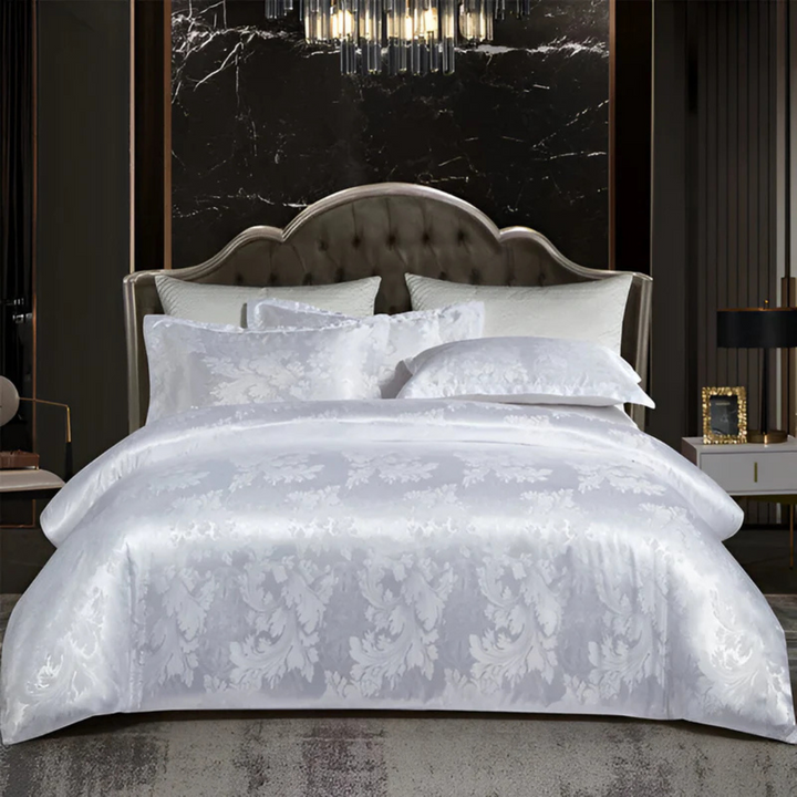 BowLift | Luxury Satin Duvet Cover with Pillowcases – Silky Soft & Breathable Bedding