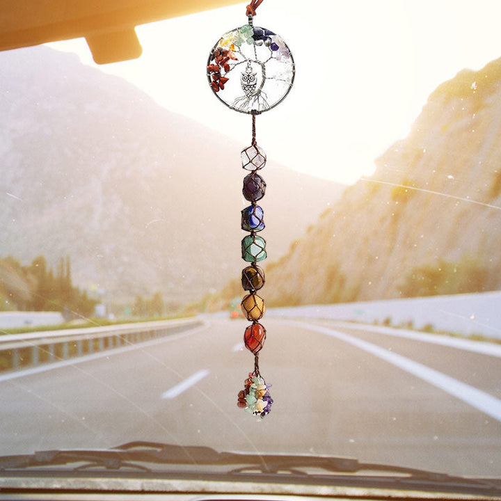 BowLift | 7 Chakra Stone Healing Crystal Tree of Life Decoration