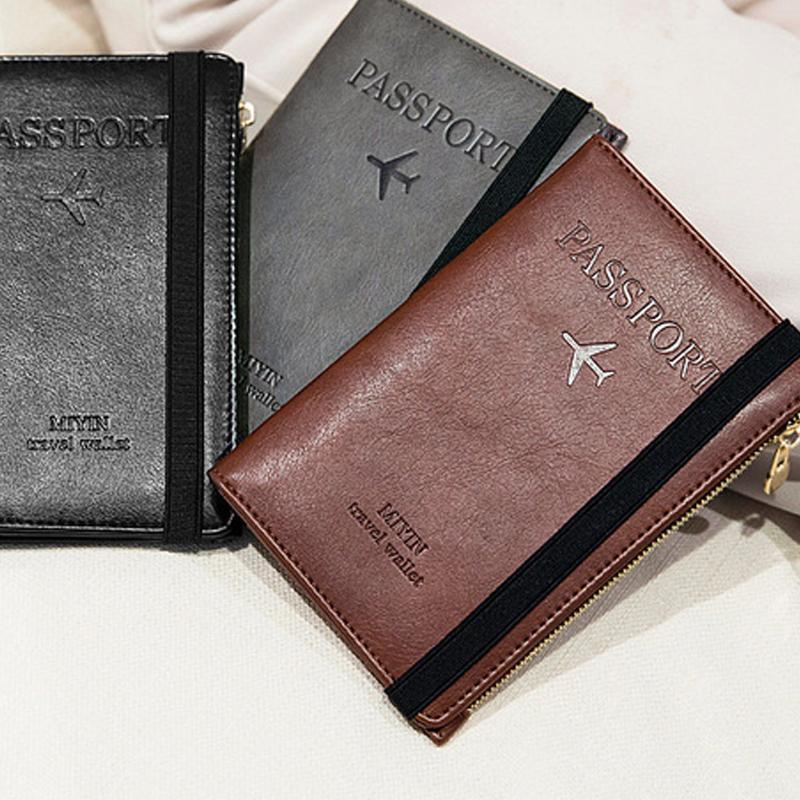 Men's Leather Passport Wallet with RFID Blocking | Bowlift