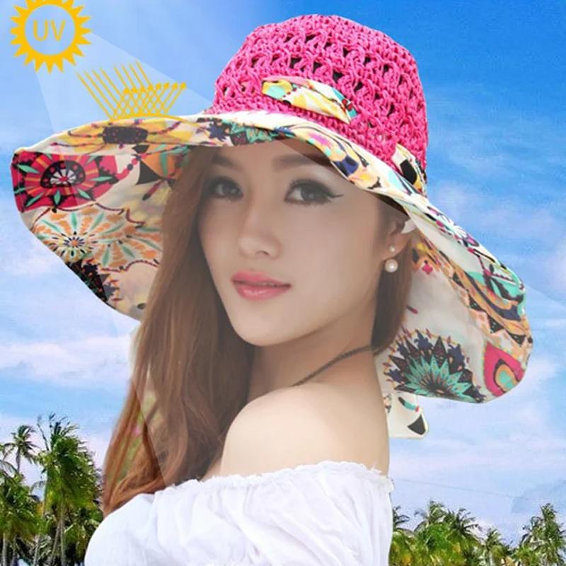 BowLift | Fashion Hollow Printed Sun Hat