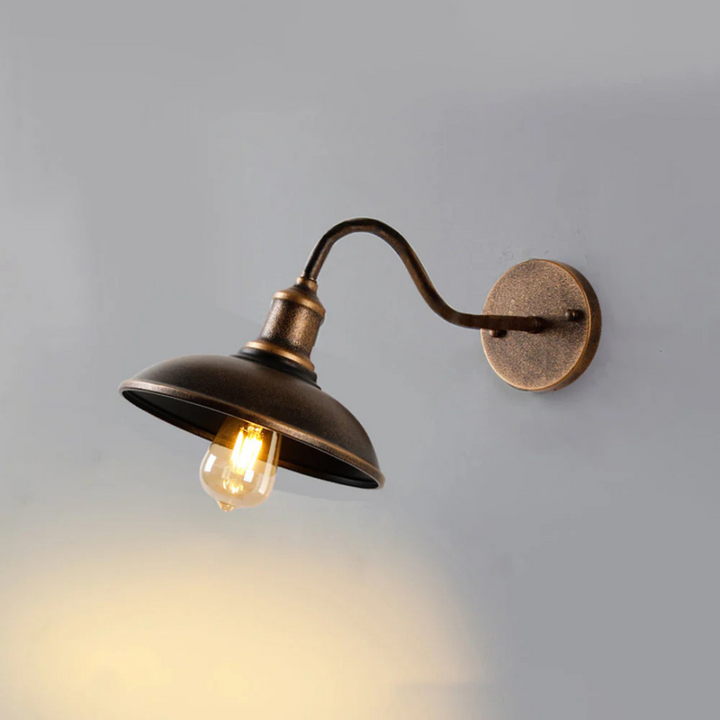 BowLift | Antique Brass IP65 Waterproof Outdoor Wall Lamp