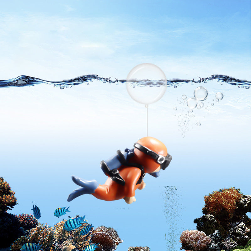 BowLift | Lovely Diver Aquarium Fish Tank Decorations