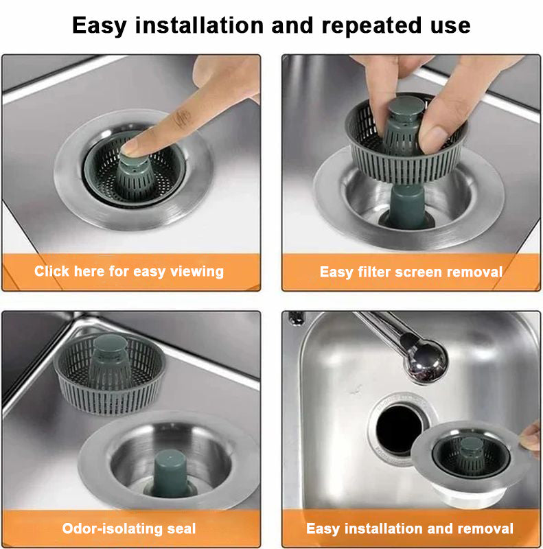 BowLift | Upgraded Sink Bounce Core Drain Strainer