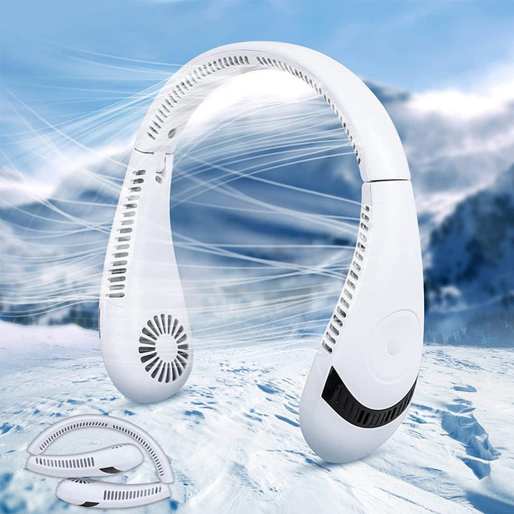 Rechargeable Bladeless Portable Neck Fan | Bowlift