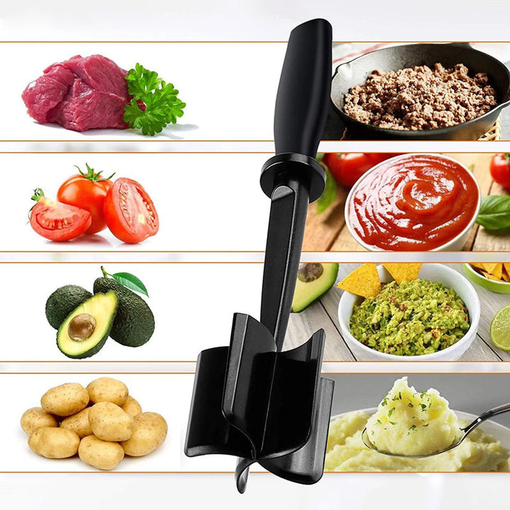 BowLift | Multifunctional heat-resistant meat masher