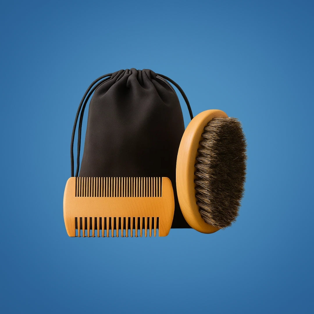 Easy Lather & Frizz Control – Soft Bristles – Skin-Friendly Grooming – Perfect Daily Beard Care for Men Bowlift