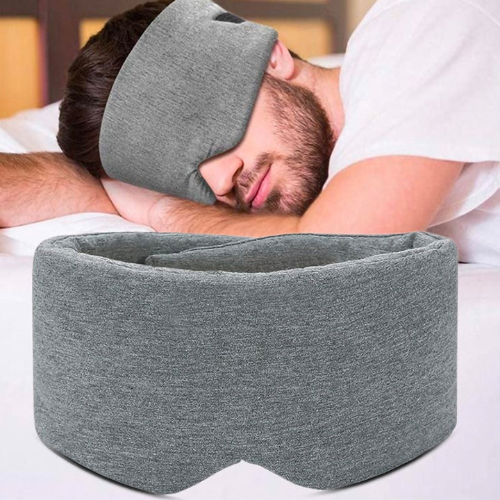 Total Light Blocking – Soft Cotton Comfort – Breathable Fit – Blocks All Light for Travel, Naps & Deep Sleep Bowlift