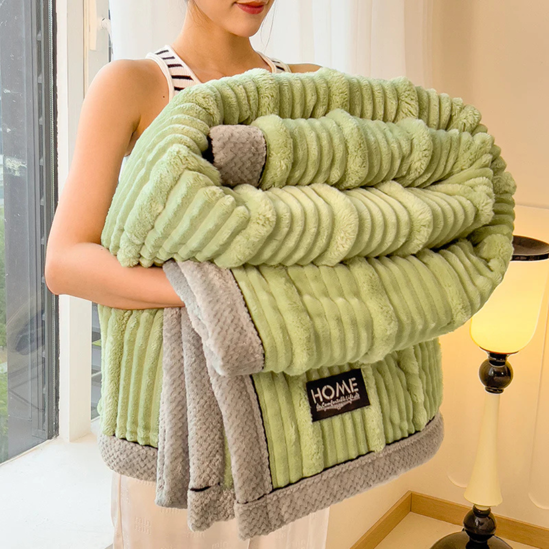 BowLift | Warm Plush Winter Blanket for Bed & Sofa