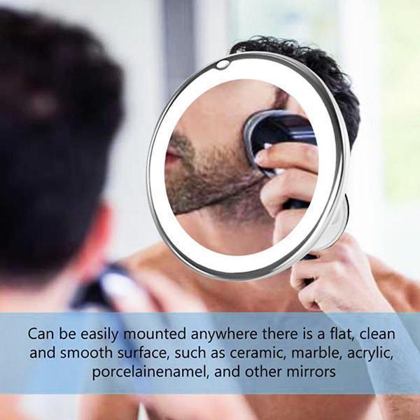 BowLift | 10x magnification LED illuminated makeup mirror