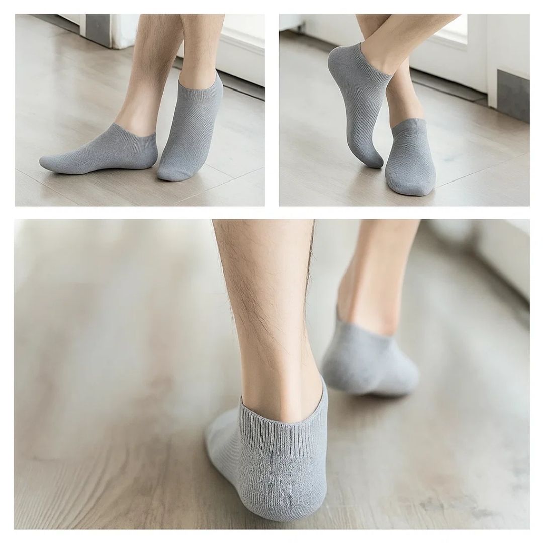 Cut Socks – Moisture-Wicking – Soft Elastic Fibre – Sweat-Free All-Day Comfort – Durable Odour Control Bowlift