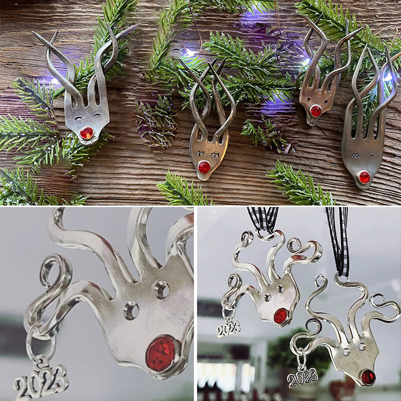 BowLift | Funny Fork Reindeer Ornament