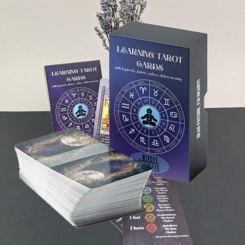 BowLift | Learning cards Tarot deck with meanings on it
