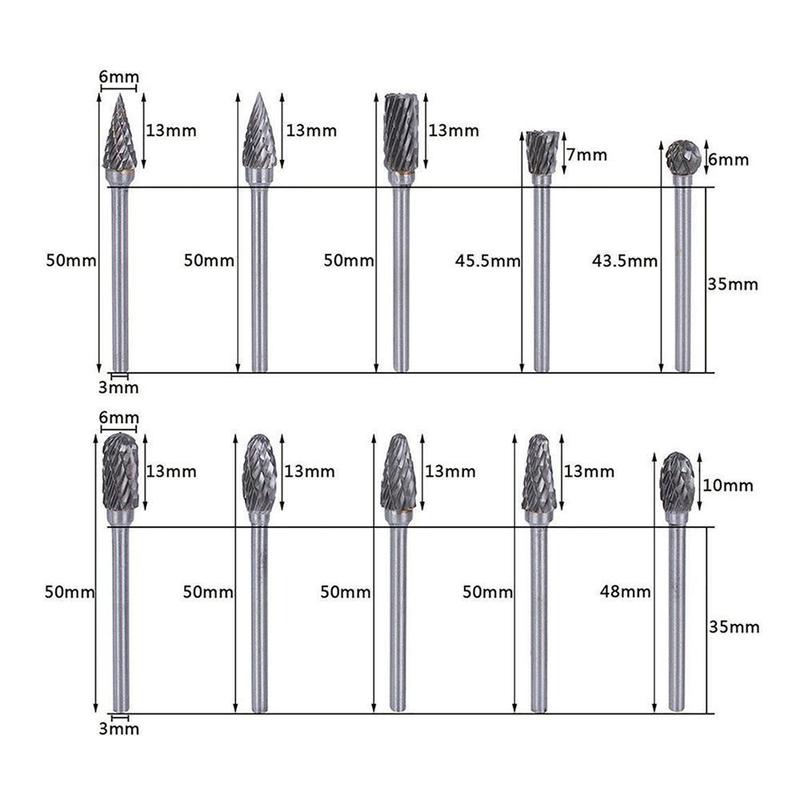 Indexable insert made of tungsten carbide (10 pieces) | Bowlift