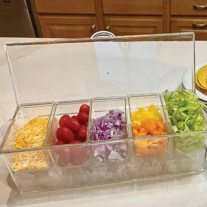 Ice Chilled Condiment Tray Set | Bowlift