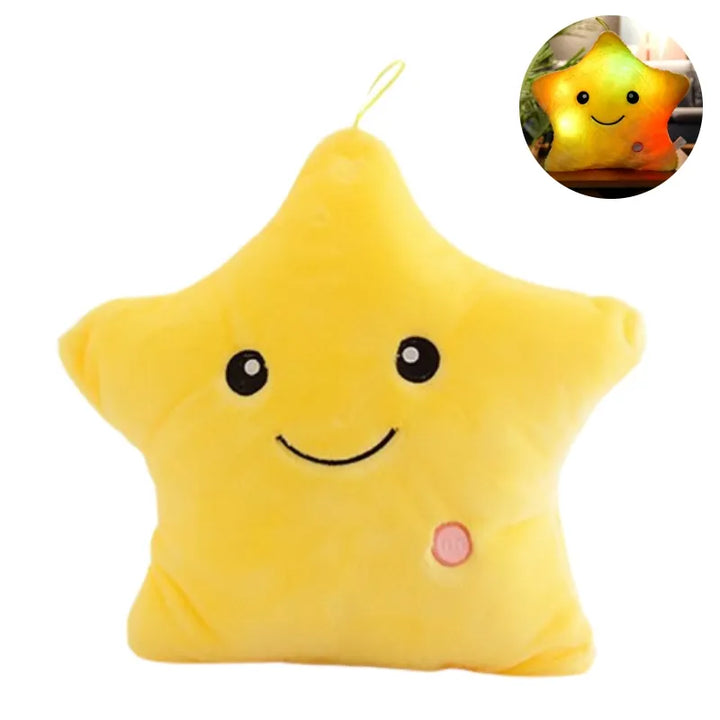 BowLift | Bright LED Star Cuddly Pillow for Kids