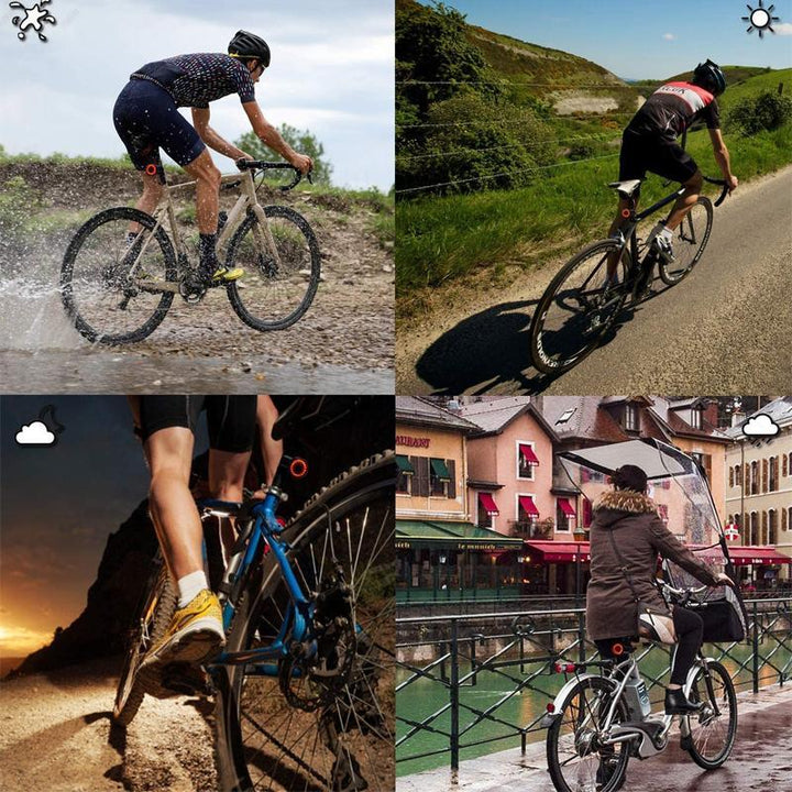 VeloSafe Slim – USB Rechargeable Intelligent Bicycle Rear Light with Brake Sensor | Bowlift