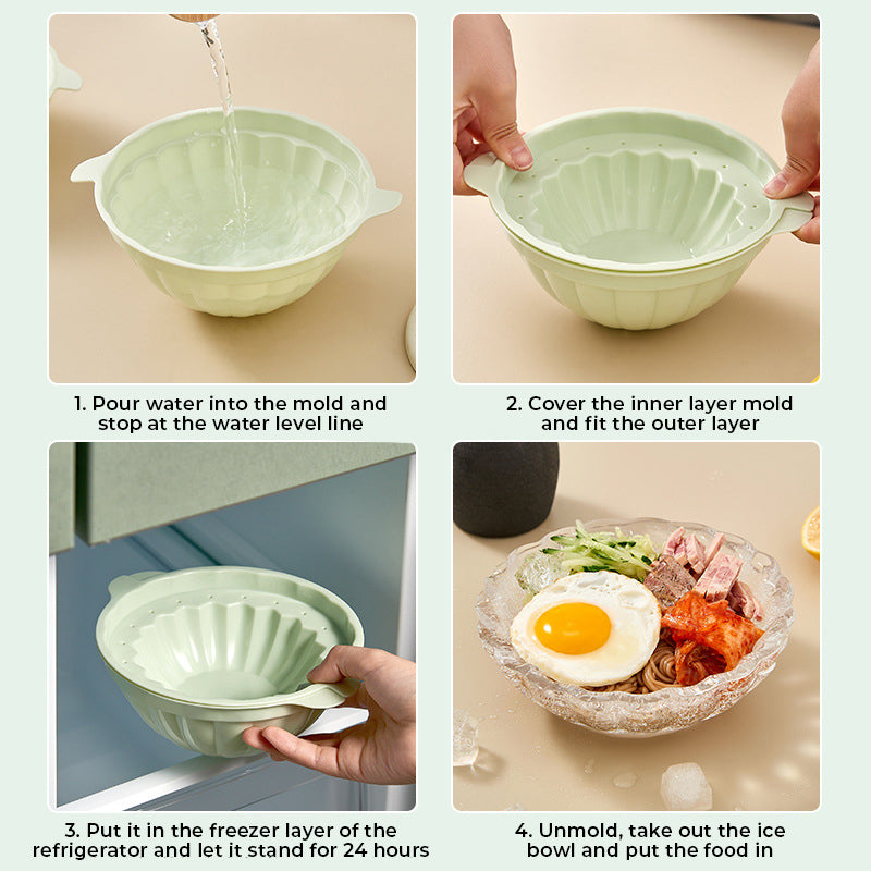 HOMEMADE ICE BOWL CONTAINERS MOLD | Bowlift