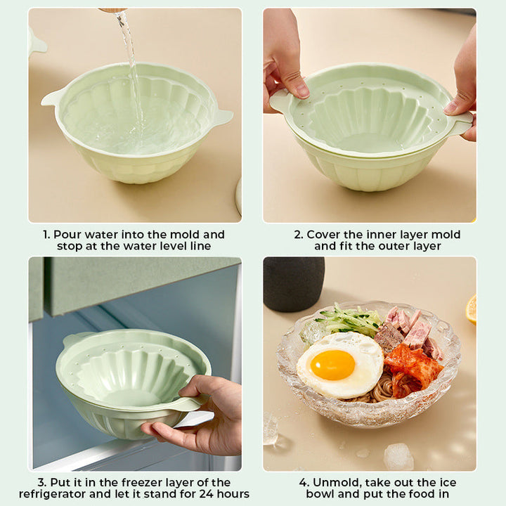 HOMEMADE ICE BOWL CONTAINERS MOLD | Bowlift