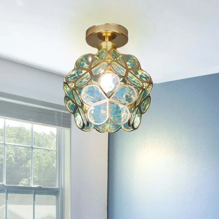 BowLift | Luxury Glass Flower Ceiling Lamp