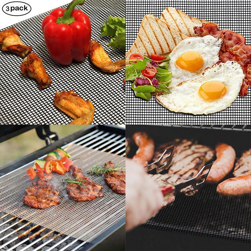 BowLift | Grillfine BBQ Grill net / Grill mat | Non-stick & Reusable | Heat resistant up to 370 °C | For meat, fish & vegetables