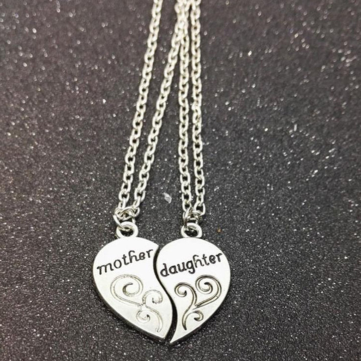 BowLift | Mother and Daughter Heart Necklace