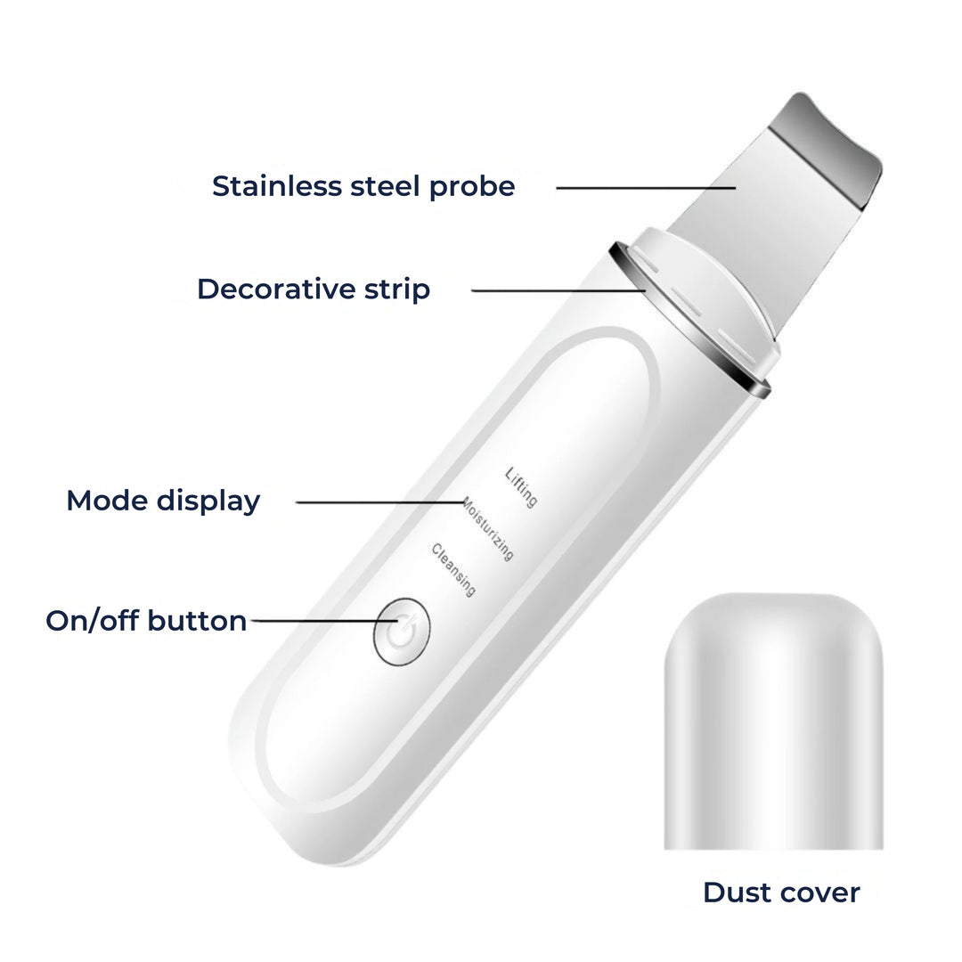 GlowSonic | Ultrasonic Facial Wand – Deep Cleansing – 33,000 Vibrations – At-Home Skincare Tool Bowlift