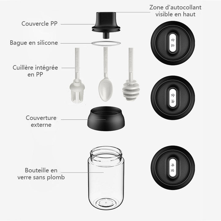 Spice jar with spoon | Bowlift