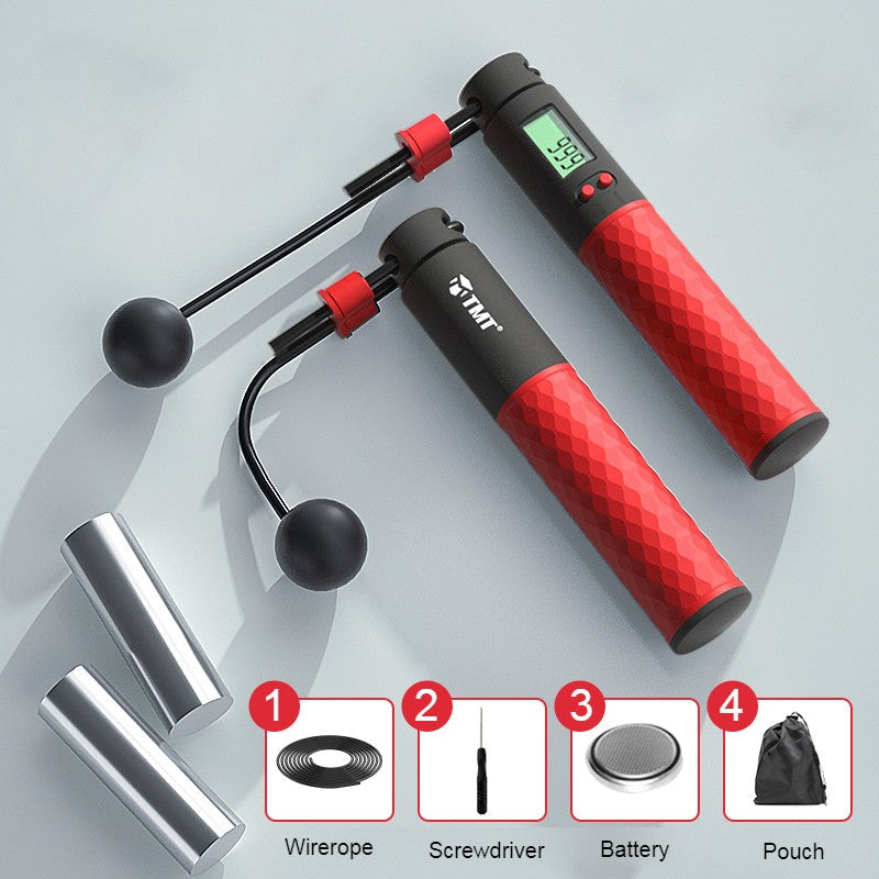 BowLift | 2-in-1 Weighted Smart Digital Jump Rope with Dual-rope Configuration, for Easy Full-body Workout