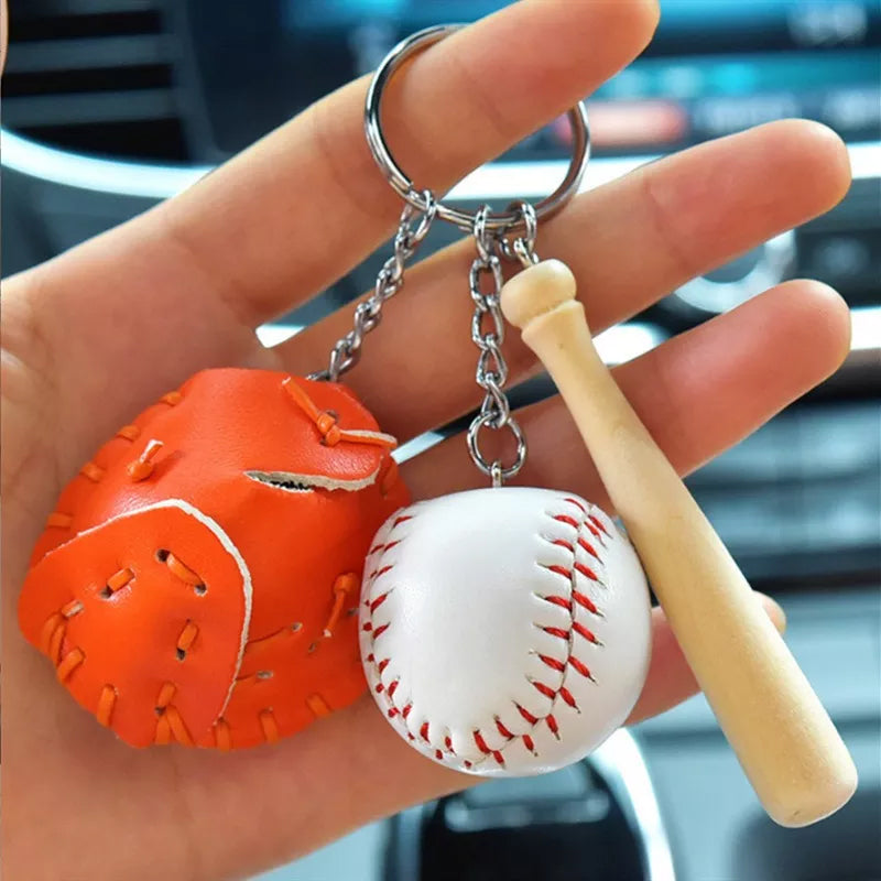 Creative Baseball Keychain Bowlift