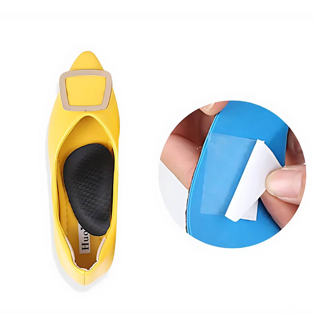 SoleEase High Arch Support Shoe Inserts | Soft EVA Foam - for Comfort Cushioning and Pain Relief Bowlift