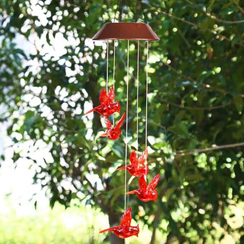 BowLift | Red Bird Wind Chime Light