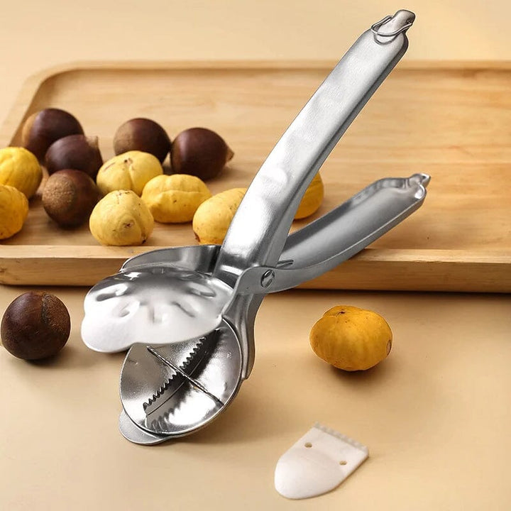 BowLift | Stainless Steel Nut Chestnut Bowl Opener